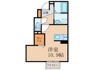 トレス横代館の物件間取画像